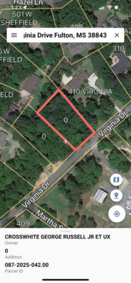 (PART OF) LOT #34 VIRGINIA DR, FULTON, MS 38843 - Image 1